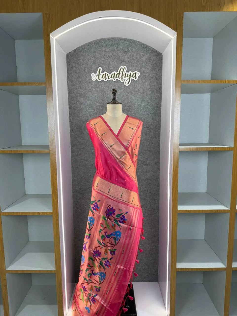 Soft Khadi Raw Silk Rich Paithani Saree