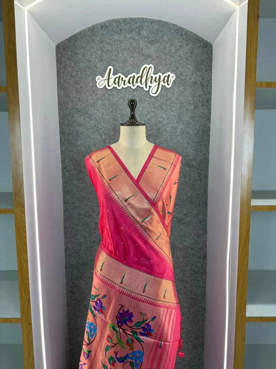 Soft Khadi Raw Silk Rich Paithani Saree