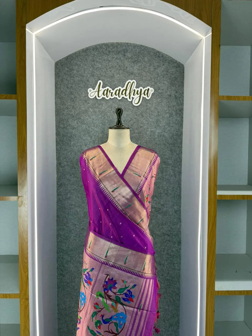 Soft Khadi Raw Silk Rich Paithani Saree