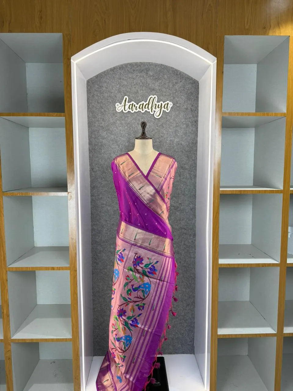 Soft Khadi Raw Silk Rich Paithani Saree