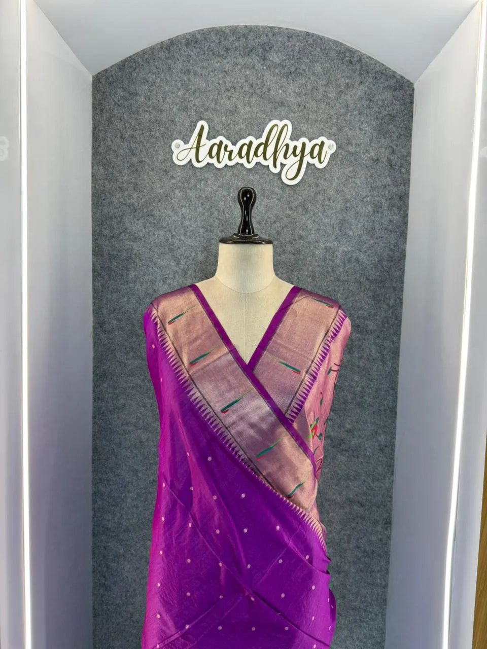 Soft Khadi Raw Silk Rich Paithani Saree