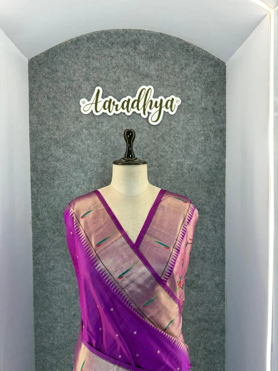 Soft Khadi Raw Silk Rich Paithani Saree
