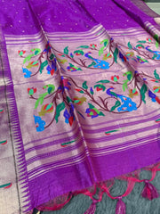 Soft Khadi Raw Silk Rich Paithani Saree