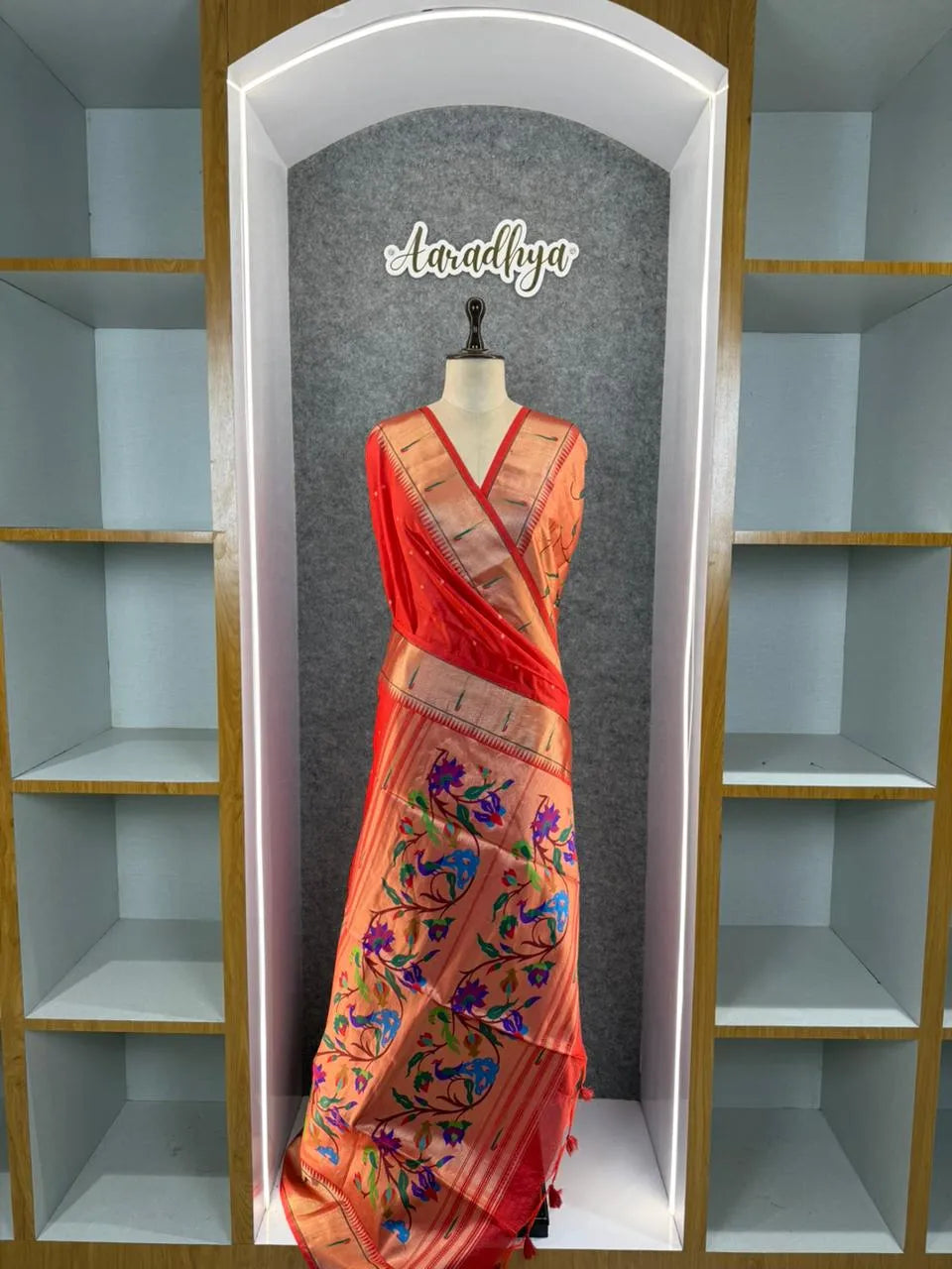 Soft Khadi Raw Silk Rich Paithani Saree