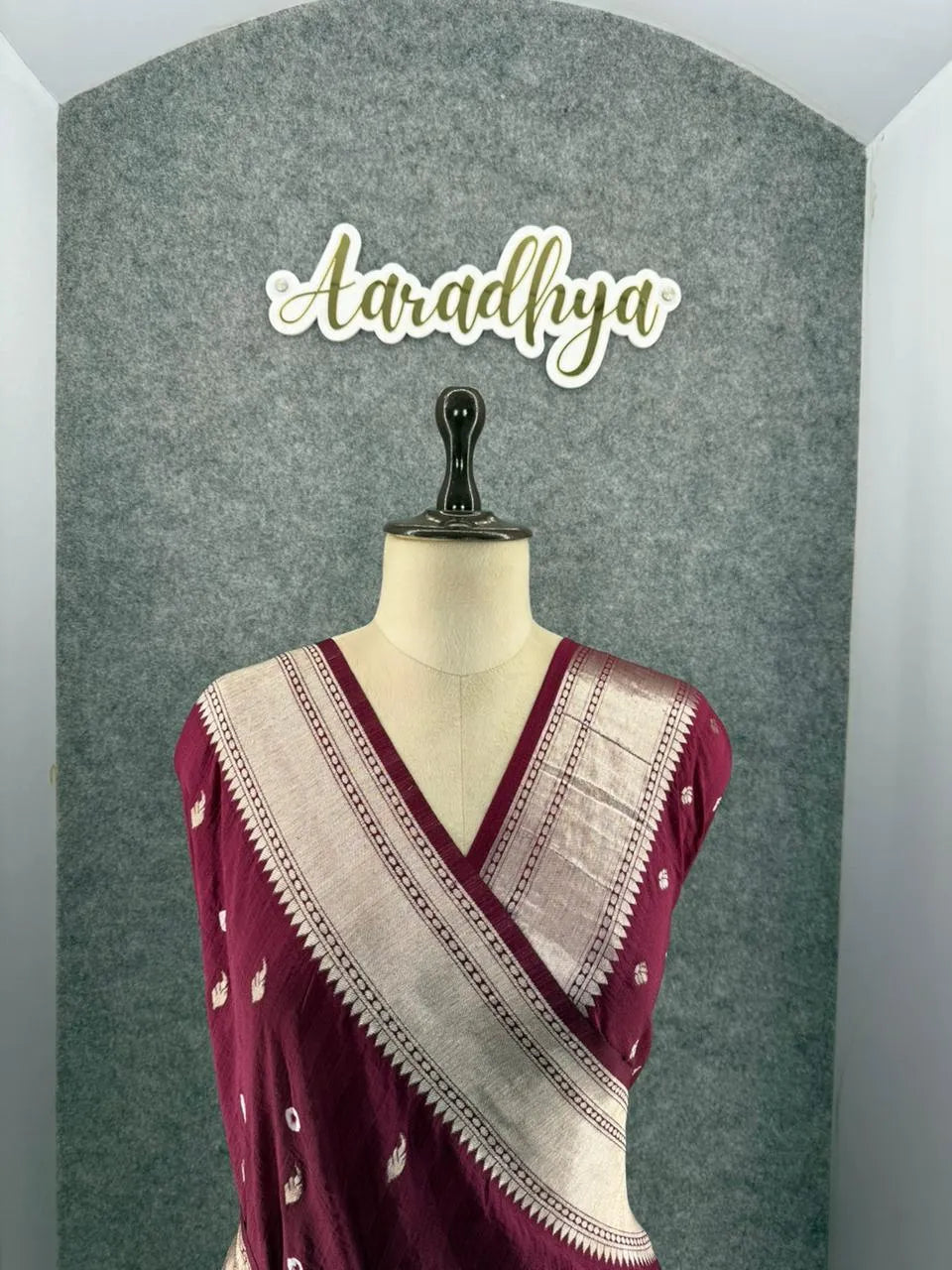 Viscose Raw Silk Bandhej Printed Paithani Saree