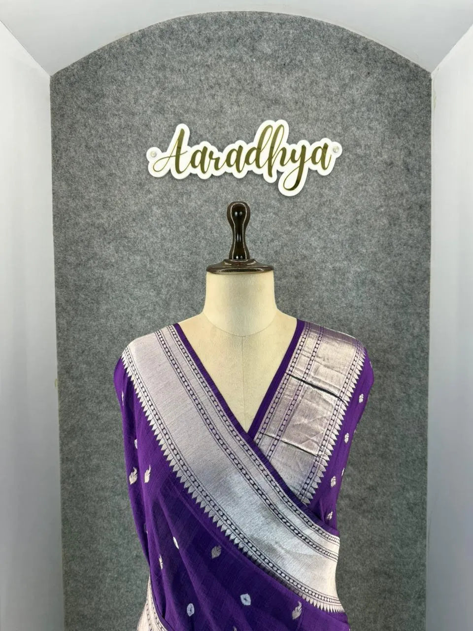 Viscose Raw Silk Bandhej Printed Paithani Saree