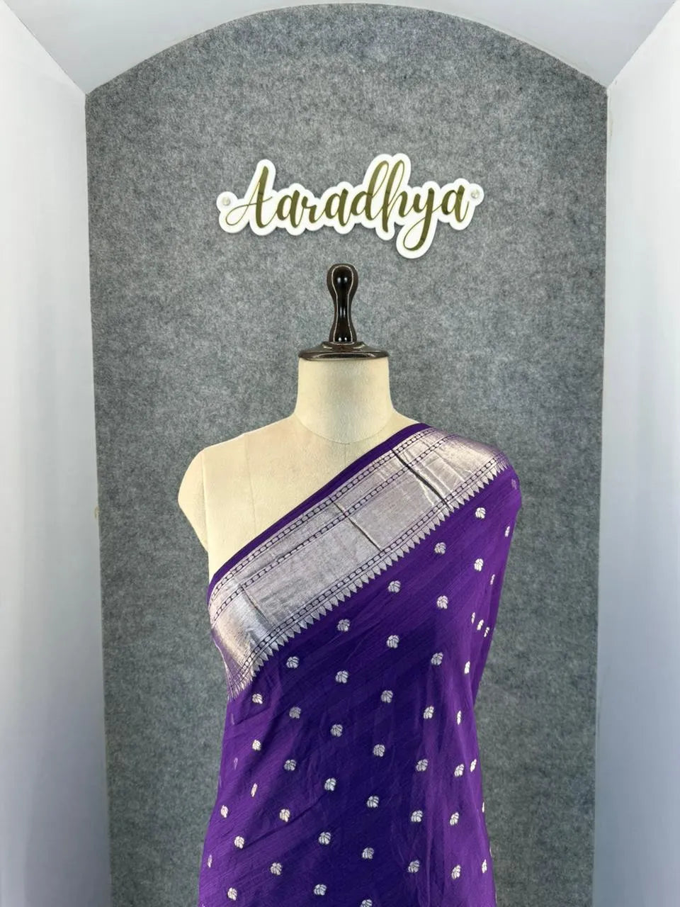 Viscose Raw Silk Bandhej Printed Paithani Saree