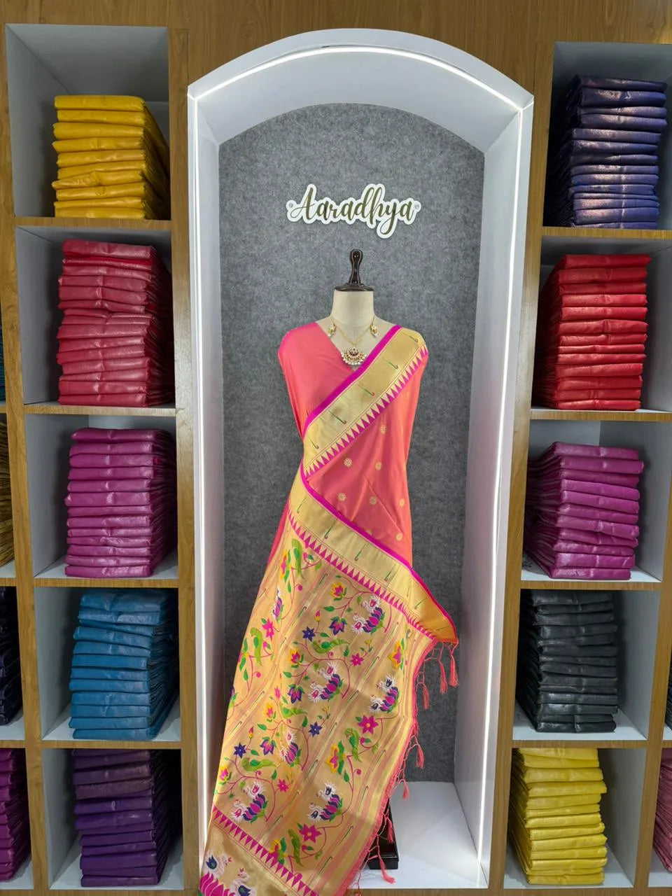 Authentic Paithani Sarees – Marathi Parampara