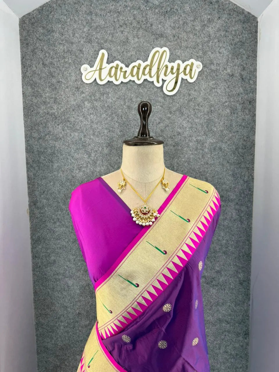 Authentic Paithani Sarees – Marathi Parampara