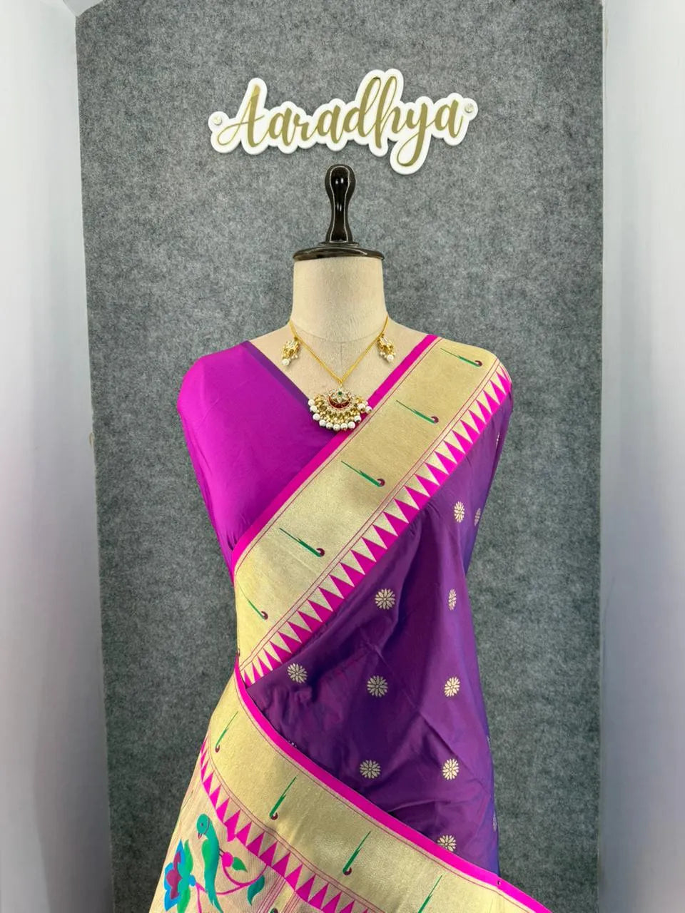 Authentic Paithani Sarees – Marathi Parampara