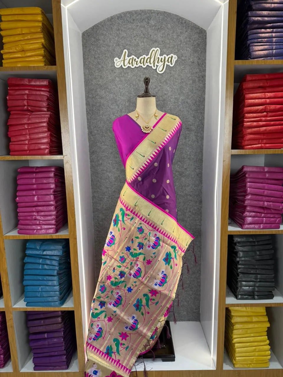 Authentic Paithani Sarees – Marathi Parampara