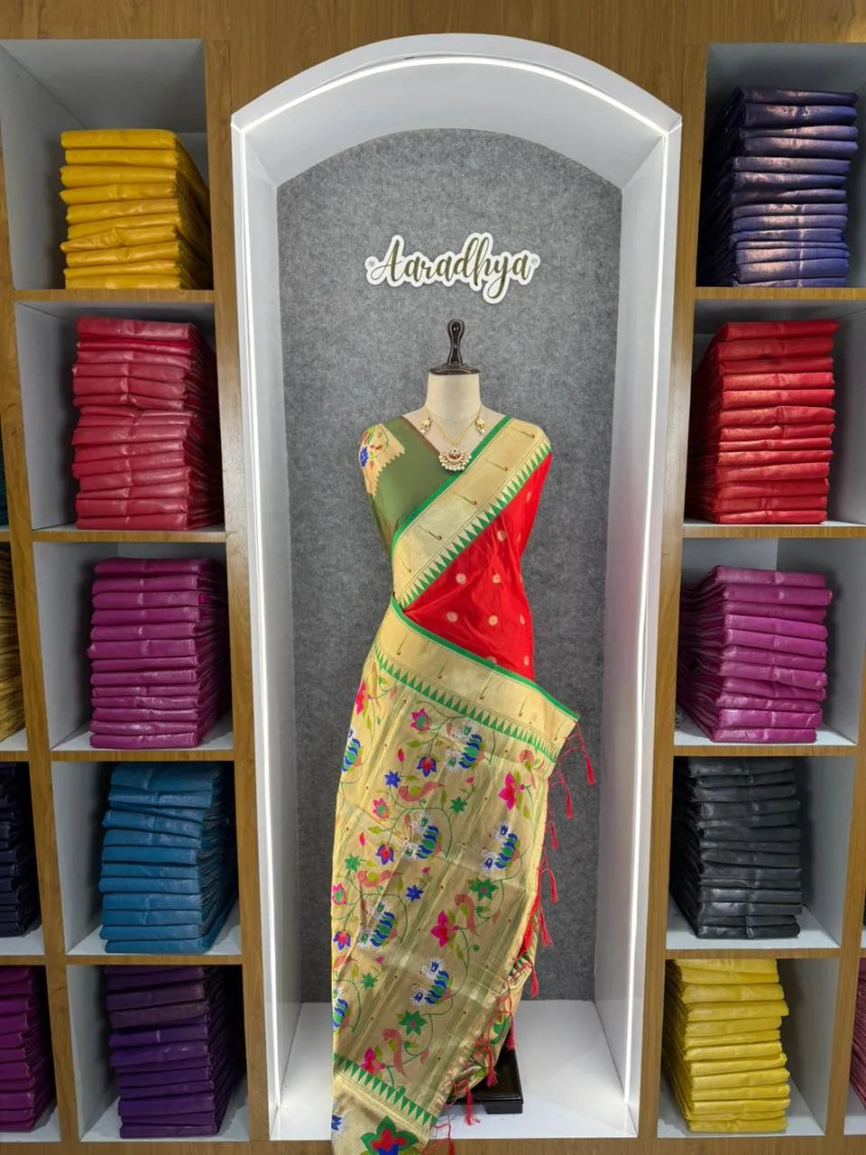 Authentic Paithani Sarees – Marathi Parampara