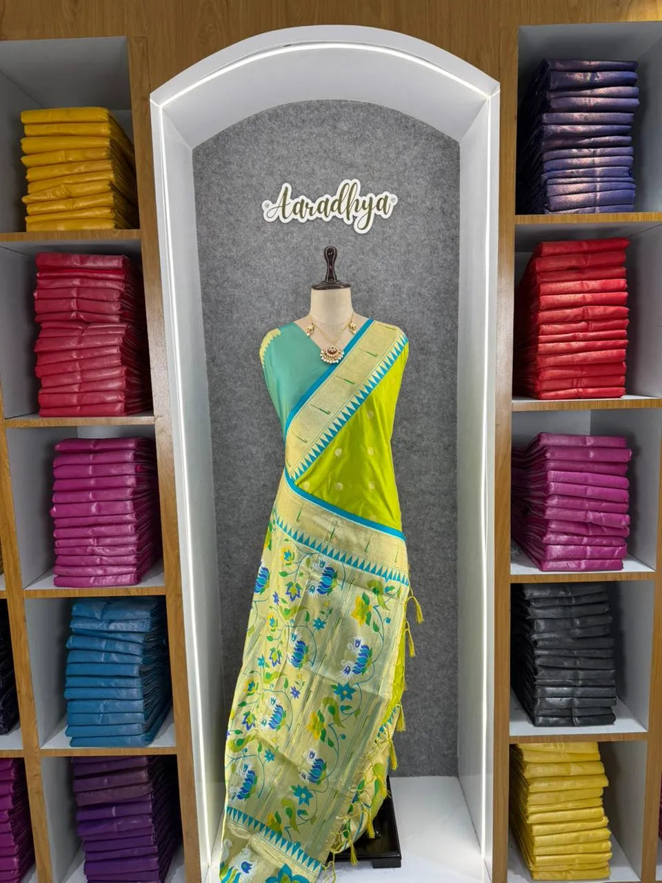 Authentic Paithani Sarees – Marathi Parampara