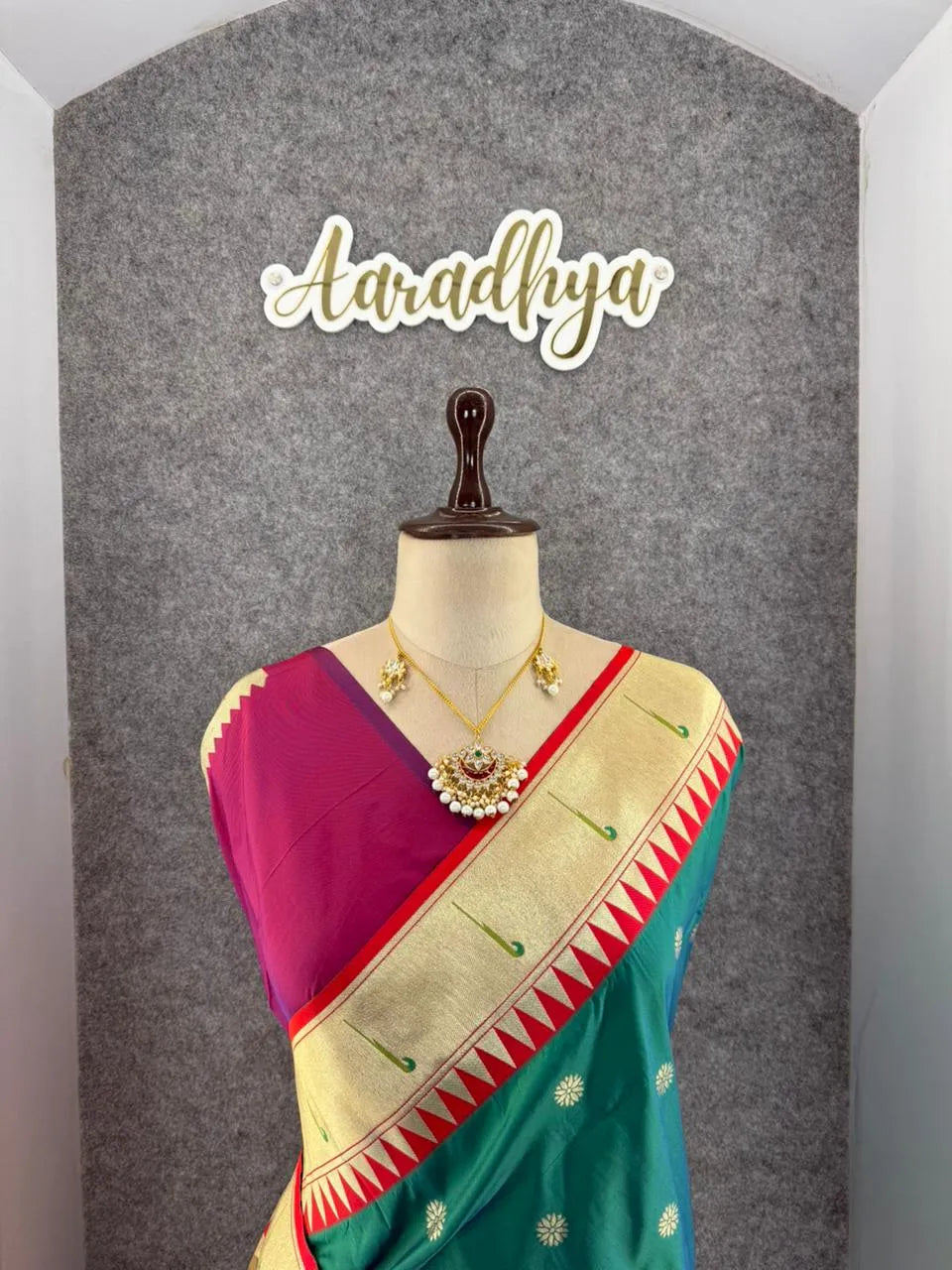 Authentic Paithani Sarees – Marathi Parampara