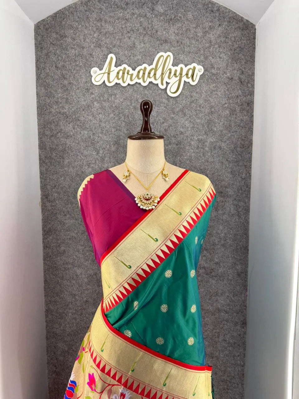 Authentic Paithani Sarees – Marathi Parampara