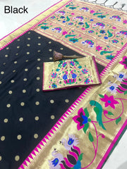 Authentic Paithani Sarees – Marathi Parampara