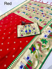Authentic Paithani Sarees – Marathi Parampara