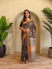 Dola Viscose Digital Printed Saree