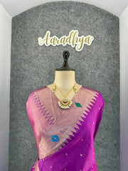 Soft Khadi Raw SIlk Mandap Paithani Saree