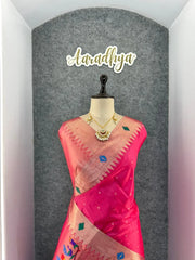 Soft Khadi Raw SIlk Mandap Paithani Saree