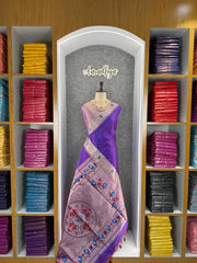 Soft Khadi Raw SIlk Mandap Paithani Saree