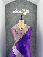 Soft Khadi Raw SIlk Mandap Paithani Saree