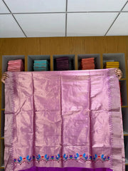 Soft Khadi Raw SIlk Mandap Paithani Saree