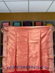 Soft Khadi Raw SIlk Mandap Paithani Saree