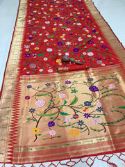 Janhvi Kapoor–Inspired Kanchivaram Paithani Silk Saree