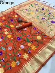 Janhvi Kapoor–Inspired Kanchivaram Paithani Silk Saree