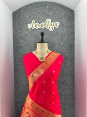 Authentic Paithani Soft Silk Saree