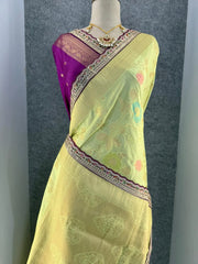 Royal Banarasi Jaal Weave Sarees