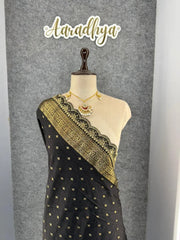 Bridal Wedding Khadi Georgette Sabyasachi Scallop Saree