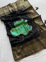 Munga Soft Silk 3D Flower Masterpiece Saree