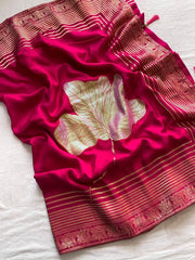 Munga Soft Silk 3D Flower Masterpiece Saree