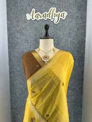 Premium Soft Muga Cotton Pichwai Saree
