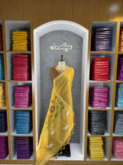 Premium Soft Muga Cotton Pichwai Saree