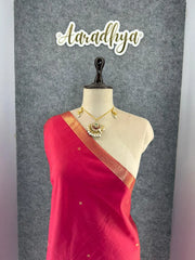 Premium Soft Muga Cotton Pichwai Saree