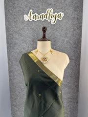 Premium Soft Muga Cotton Pichwai Saree