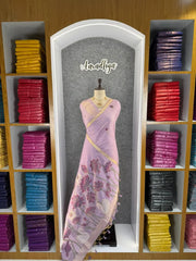 Premium Soft Muga Cotton Pichwai Saree