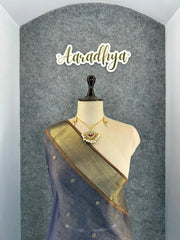 Premium Kamdhenu Pichwai Muga Silk Saree