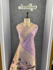 Soft Muga Cotton Classic Paithani Saree