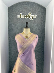 Soft Muga Cotton Classic Paithani Saree