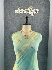 Soft Muga Cotton Classic Paithani Saree