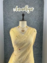 Soft Muga Cotton Classic Paithani Saree