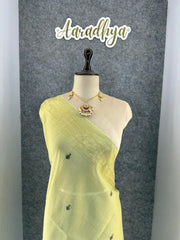 Soft Muga Cotton Pichwai Pallu Saree