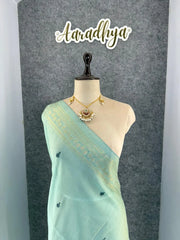 Soft Muga Cotton Pichwai Pallu Saree