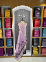 Soft Muga Cotton Pichwai Pallu Saree