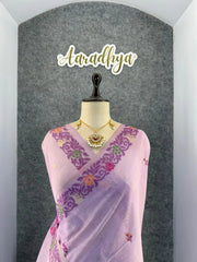 Soft Jamdani Muga Cotton Saree