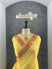 Soft Jamdani Muga Cotton Saree